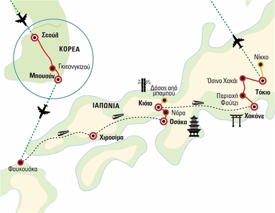 Νότια Κορέα - Ιαπωνία, με πτήσεις της Emirates για Σεούλ και επιστροφή από Τόκιο | 02.08.2025